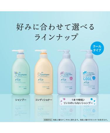 Merit Kao Hair Shampoo - 480ml (Green tea Set) - Buy Online on GoSupps.com