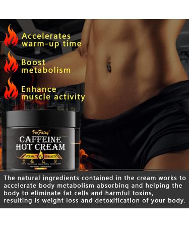 Caffeine Anti-Cellulite Hot Cream - Body Sculpting & Firming Slimming Cream for Men & Women - Buy Online on GoSupps.com