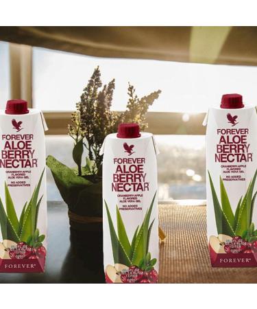 Forever Living Triple pack 3 x 1 Litre Aloe Vera Gel Blueberry Apple and Peach Pulp Flavour 100% Natural Pure Drinking Juice Apple Blueberry Peach - Buy Online on GoSupps.com
