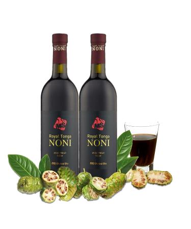 Royal Tonga Noni - 100% Authentic NONI Juice(2PK Case), 25oz Bottles | Noni Juice | Nonie Juice | Noni Drink | Nona Juice | Jugo de Noni | Noni Fruit | Real Noni