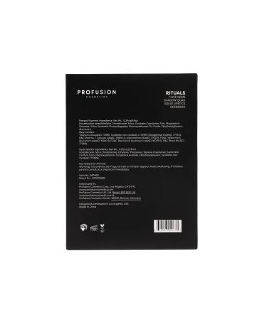 Profusion Cosmetics Rituals 4 PC Look Kit | Face Gems Shadow Quad Brush & Matte Black Lipstick for Magical Beauty - Buy Online on GoSupps.com