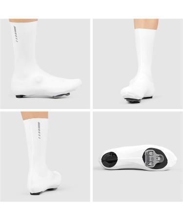 GripGrab RaceAero TT 2nd Edition - Lightweight Aero Time Trial Overshoes for Road Bike | Summer Cycling Gear M (41-44) - White - Buy Online on GoSupps.com