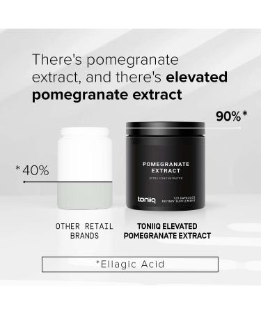 Pomegranate Extract - Ultra High Potency 35:1 Extract with 90% Ellagic Acid - Highly Concentrated - Third-Party Lab Tested - 120 Capsules - Buy Online on GoSupps.com