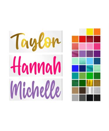Vinyl Name Decal for Yeti Cup, Tumbler, Water Bottle, Laptop, car Window or Other Hard and Smooth Surface Your Choice of Color & Style | Decals by ADavis