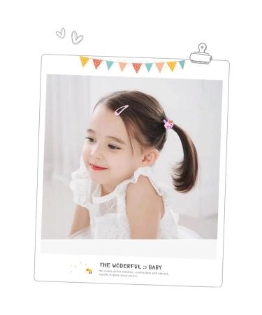 40pcs Baby Hair Ties for Toddler Girls - Cute Animals, Fruits, and Flowers Hairpins - Kids Ponytail Holders and Headbands - Buy Online on GoSupps.com