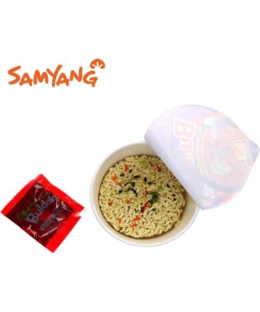 Samyang Buldak Noodles Hot Chicken Flavour Ramen Habanero Lime Big Bowl Cup 110g - Buy Online on GoSupps.com