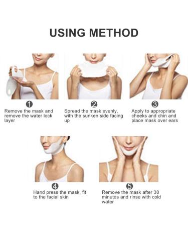 Soft Stretch Cotton Chin Lift Patch - 20 Pieces Face Lift Tape for Men & Women | Lifting Jaw Lines & Face Contour - Buy Online on GoSupps.com