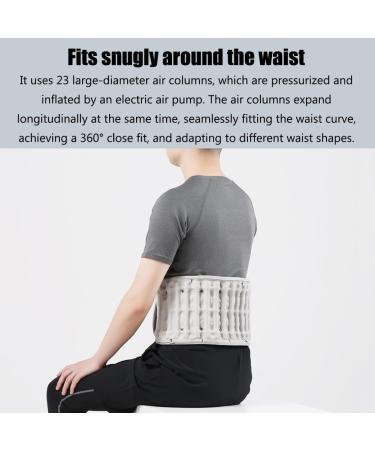 Thyxg Inflatable Lumbar Vertebrae Belt | Spinal Back Support | 3 Levels Temperature Control | Adjustable 3D Design for Pain Relief | International Shipping - Buy Online on GoSupps.com