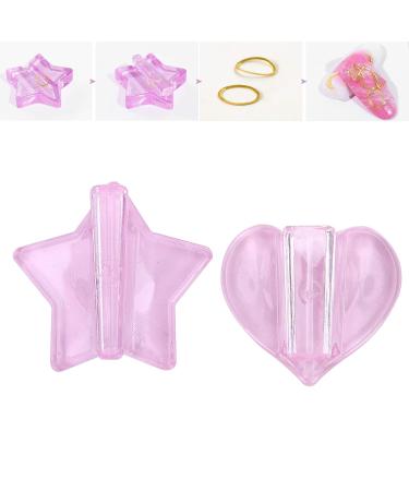 Minted Form Nail Tools - Star & Heart Shaped Nail Art Equipment for Professional & Home Manicure - Buy Online on GoSupps.com