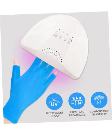 PLAFOPE 1 Pair Nail Gloves Manicure Gloves Fingerless Mitts UV Shield Gloves Sunscreen Gloves Manicure Tools Nail Art Tools Fingerless Gloves Gloves - Buy Online on GoSupps.com