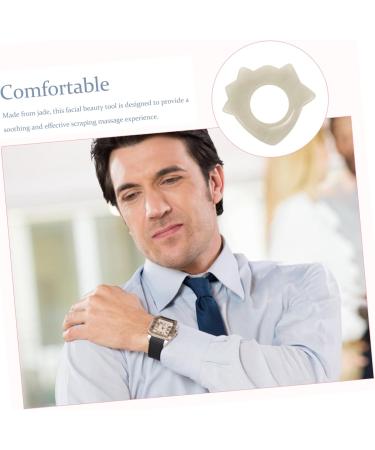 DRESSOOS Jade Scraping Instrument Face Tool Tools Gua Sha Stone Guasha Stone Jade Gua Sha Face Stone Massage - Buy Online on GoSupps.com