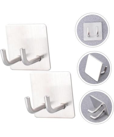 Housoutil 6 Pcs Hangers Clothes Rack Heavy Duty Bike Hooks Towel Hooks No Punching Hooks Metal Bracket - Buy Online on GoSupps.com