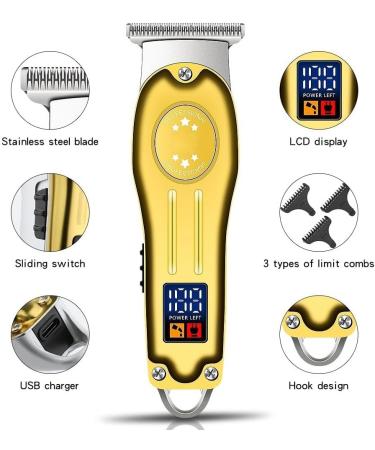 Professional Hair Clippers for Men - Full Metal Electric Beard & Hair Clipper | International Shipping Available - Buy Online on GoSupps.com