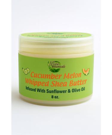 Mine Botanicals Cucumber Melon Whipped Shea Butter with Sunflower & Olive Oil 8oz
