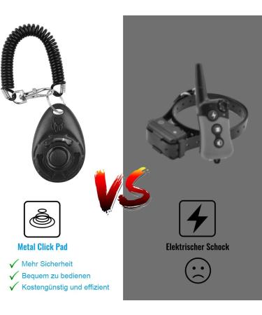 Diyife Training Clicker for Dogs Cats & Horses - 2 Pack with Large Button & Hand Loop | Effective Pet Training Tool - Buy Online on GoSupps.com
