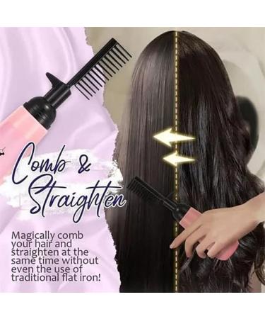 Dajidafu Universal Curly Hair Straightening Cream with Brush Smoothing Hair-styling Nourishing Beauty Accessory for Professional - Buy Online on GoSupps.com