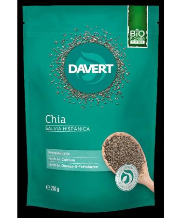 Davert organic chia (6 x 210 gr)