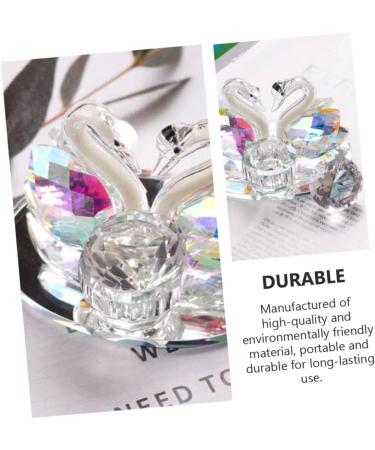 minkissy 1pc Nail Art Crystal Cup Ornament Container Nail Salon Supplies Manicure Pen Washing Cup Jewelry Holder Cup Nail Crystal Bowl Nail Liquid Cup Glass Mixing Dish Delicate Gouache - Buy Online on GoSupps.com