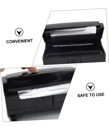 3 Pcs Tin Foil Hairdressing Foil Cutting Machine Fold Aluminium Foil Hairdressing Foil Dispenser Bin Organizer Manicure Nail Clippers Abs Environmental Protection Material Blackx3pcs 17x9cmx3pcs - Buy Online on GoSupps.com