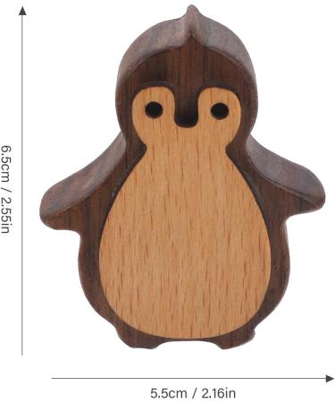 Angoily Wooden Penguin Drawer Buttons | Cute Cabinet Handles & Hardware for Dressers & Cupboards | International Shipping Available - Buy Online on GoSupps.com