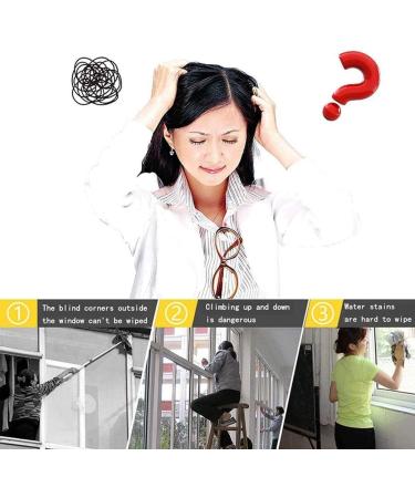 Double-Sided Magnetic Window Cleaner Wiper Brush Useful Glass Surface Cleaning Tool - Buy Online on GoSupps.com