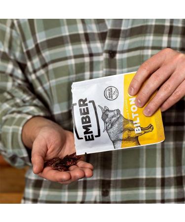  EMBER Ember Snacks: Biltong Beef Jerky Original Flavor (8 x 45g) Keto Protein Snacks Nomad Snack - Buy Online on GoSupps.com