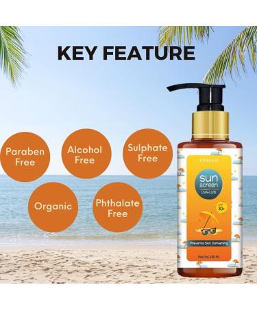 Unisaif Organic Sun Screen Lotion - Buy Online on GoSupps.com