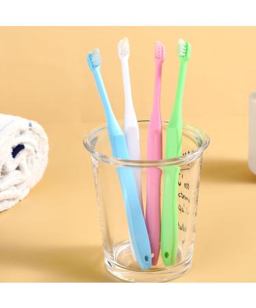 Tuft Toothbrush - 4 Pcs Soft Small Head Tapered Brush for Orthodontic & Interdental Cleaning - Compact & Gentle Gum Care - Buy Online on GoSupps.com