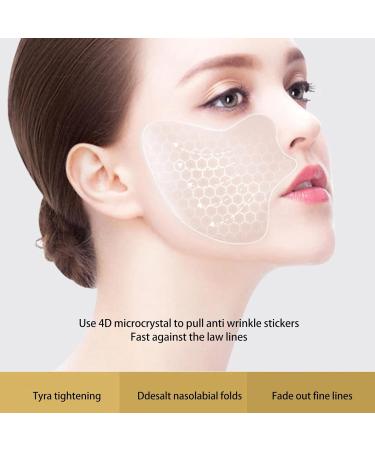 5 Pairs Nasolabial Folds Patch 4d Moisturize Firming Skin Face Wrinkle Patches for Man Woman Cheek Wrinkle Patch for Young Look - Buy Online on GoSupps.com