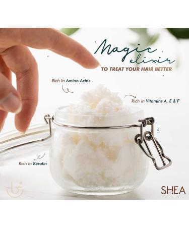 Beauty Garage Pure African Shea Butter Hair Mask 250ml - Retention Treatment - Buy Online on GoSupps.com