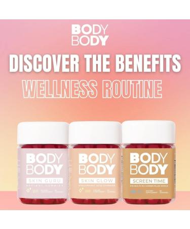 Body Body Hyaluronic Acid Collagen Gummies 60ct | Berry-Flavored Skin Supplement with Sea Buckthorn & Vitamin E | Gluten-Free Anti-Aging Vitamins for Adults - Buy Online on GoSupps.com