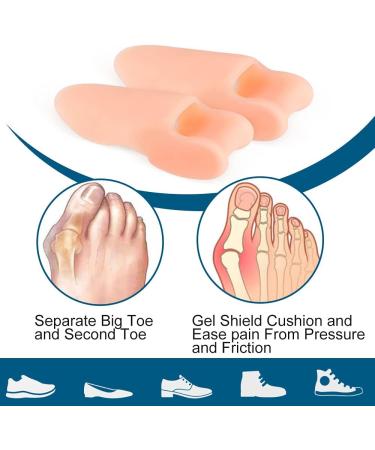 Bukihome Upgraded Pack of 10 Bunion Cushions Protectors - Bunion Corrector Set for Big Toe Relief - Gel Shield Included - Men & Women (Beige) - Buy Online on GoSupps.com