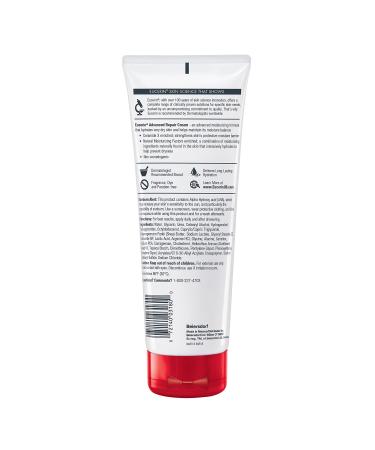 Eucerin Advanced Repair Body Cream - 8 Oz Tube for Very Dry Skin - Buy Online on GoSupps.com