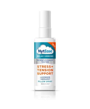 NytEase Pillow Spray 100ml - Stress and Tension Support Simply Spray on Your Pillow or Bed Linen Before Sleeping - Formulated with a Fragrance Blend of Lavender Bergamot Ylang Ylang and Copaiba