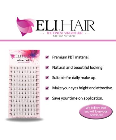 4D Premade Volume Eyelash Extensions - Mix Length 8-14mm Russian Cluster Individual Eyelashes C Curl | Shop Internationally - Buy Online on GoSupps.com
