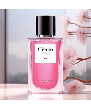 Cicc.io Luxury Luxe Eau De Perfume for Women with Bergamot Lemon Rose Vanilla and Amber|Premium Long Lasting Luxury Fragrance Scent|Perfect Perfume for Summer 100ml - Buy Online on GoSupps.com