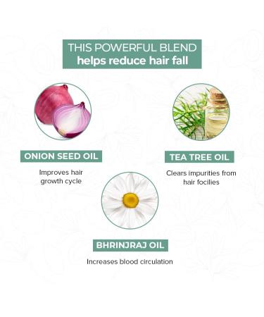 Mars by GHC Onion Hair Oil 200ml - Prevents Hair Fall, Promotes Stronger, Thicker Hair Growth for Men | With Onion & Bhringraj Oil | Paraben, SLS & Sulphate Free - Buy Online on GoSupps.com