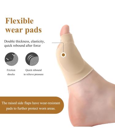 Hallux Valgus Correction Bandage | Silicone Shock Absorber & Toe Splint for Pain Relief - International Shipping - Buy Online on GoSupps.com