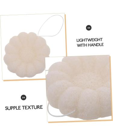 FOMIYES Bath Sponge Bath Mitt Lovely Bath Scrubber Body Brush Body Washing Cloth Sponge Body Scrub Deep Cleaning Brush Bath Gloves Mittens White Fiber - Buy Online on GoSupps.com
