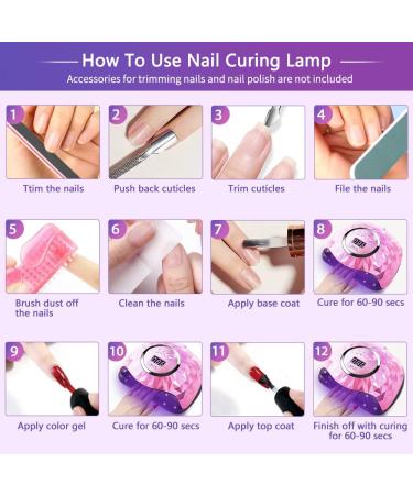 220W LED UV Nail Dryer Lamp with Sensor & LCD Display | Professional Gel Nail Lamp for Fingernails & Toenails | 4 Timer Settings | Suitable for All Gel Types - International Shipping - Buy Online on GoSupps.com
