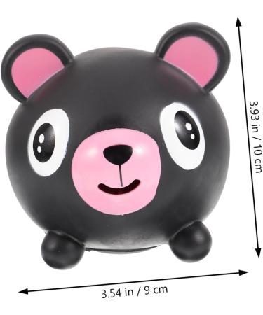 Garneck 2-Pack Sensory Chewing Dolls for Autism Relief - Puppy Tongue Squeezing Toy - Black PVC 10x9cm - Ideal for Children - Buy Online on GoSupps.com