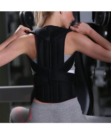 Alloy Bar Posture Corrector - Adjustable Shoulder & Back Brace for Clavicle Support - Slouching & Hunching Trainer (L Code - Buy Online on GoSupps.com