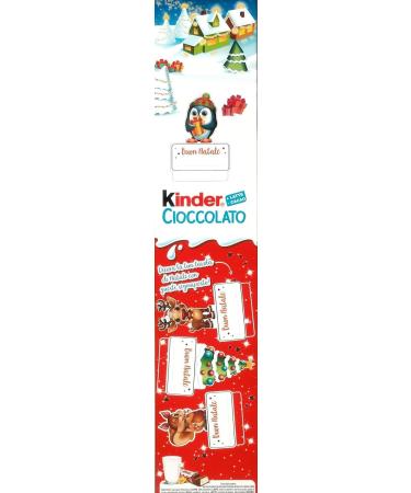  Italian Gourmet E.R. Set of 3 children's chocolates half meter 24 bars + 5 placemats for your Christmas table + 400g gourmet Italian polpa - Buy Online on GoSupps.com