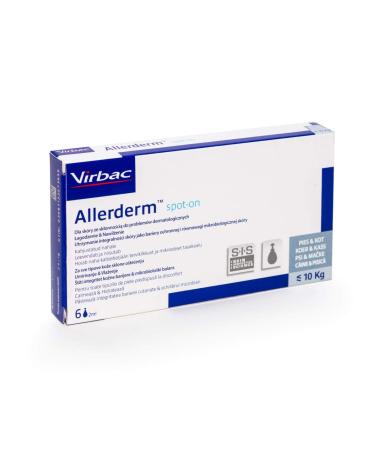 Virbac Allerderm Spot-on for dogs and cats 6 x 2ml