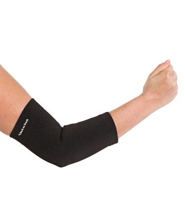 Back on Track 4-Way Stretch Black Elbow Brace | Enhanced Support & Recovery for Tennis Golf Work | L Large - International Shipping Available - Buy Online on GoSupps.com