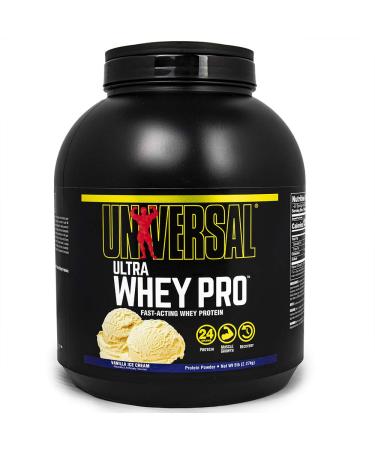 Universal Nutrition Ultra Whey Pro Protein Powder Vanilla Ice Cream 5 lbs (2.27 kg)