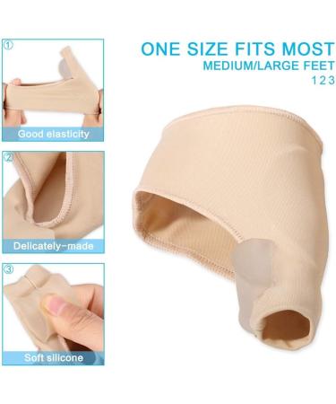 Mags Toe Protection - Silicone Hallux Valgus Corrector & Bunion Splint Support for Pain Relief | 1 Pair (Color A) - Buy Online on GoSupps.com