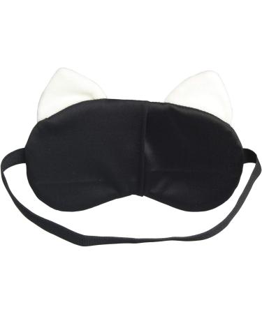 Cute Cartoon Cat Eye Mask - Super Soft Lightweight Eye Cover for Sleep | Funny Eye Mask for Women, Men & Kids - Buy Online on GoSupps.com