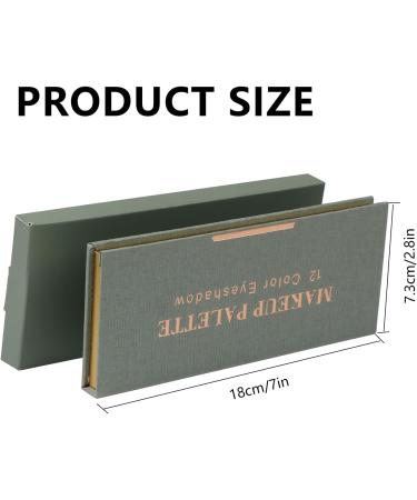 pomcral Eyeshadow Palette 12 Colors Makeup Natural Matte Shimmer Glitter Pigment Eye Shadow Pallete Metallic Eyeshadow Pallet Makeup Gift Kit - Buy Online on GoSupps.com