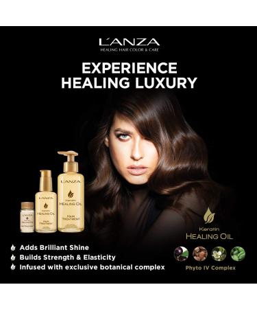 L'ANZA Keratin Healing Oil Hair Treatment 0.34 Fl Oz - Nourishing Hair Repair Solution - Buy Online on GoSupps.com